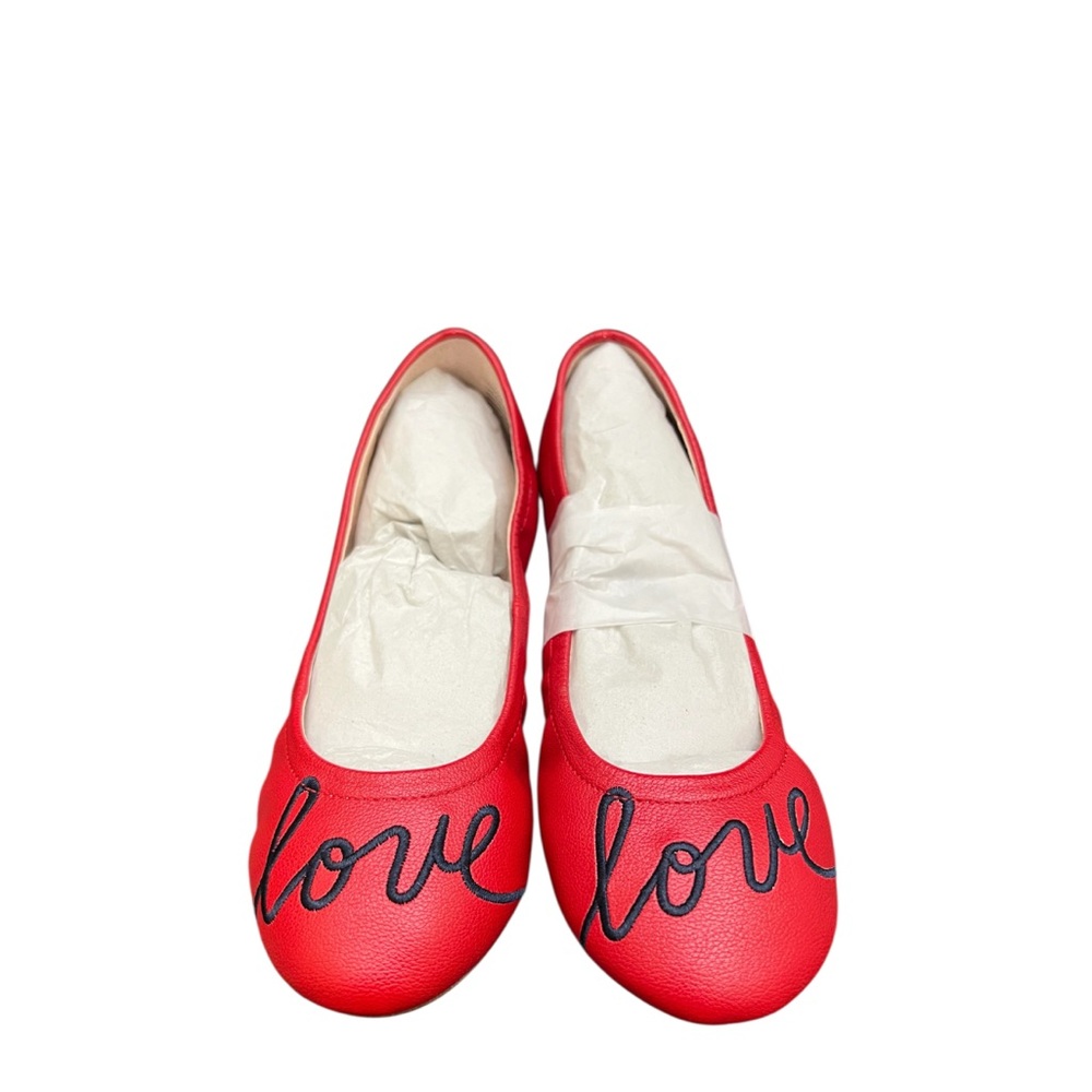 ELLEN DEGENERES - RED BLUE ED BALLET FLATS - Picture 6 of 12